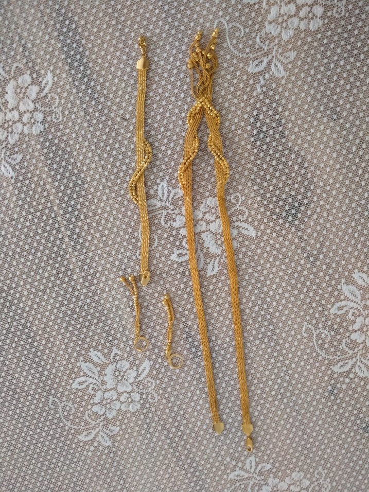 Nakışlı Zincir Detaylı Kadın El Zinciri - Görsel 2