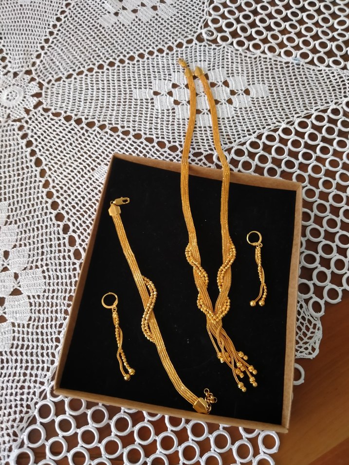 Nakışlı Zincir Detaylı Kadın El Zinciri - Görsel 5