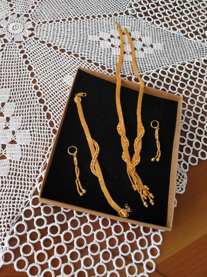 Nakışlı Zincir Detaylı Kadın El Zinciri - Görsel 4