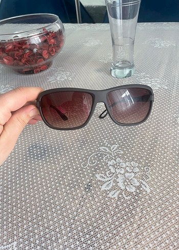 Kahverengi Retro Kadın Güneş Gözlüğü - Görsel 11