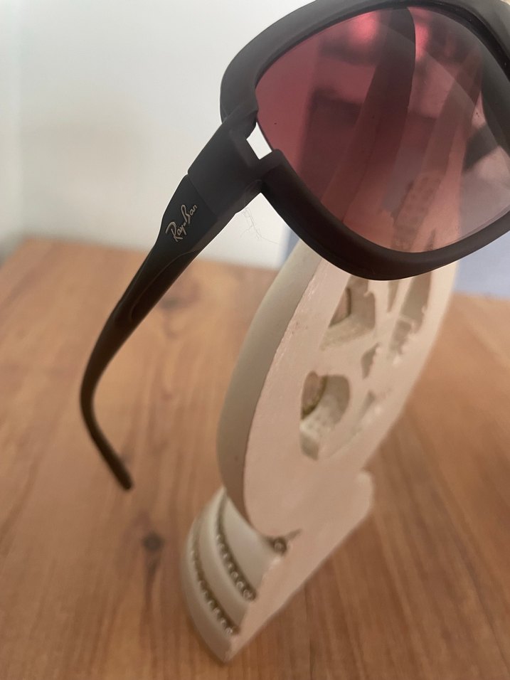 Kahverengi Retro Kadın Güneş Gözlüğü - Görsel 4