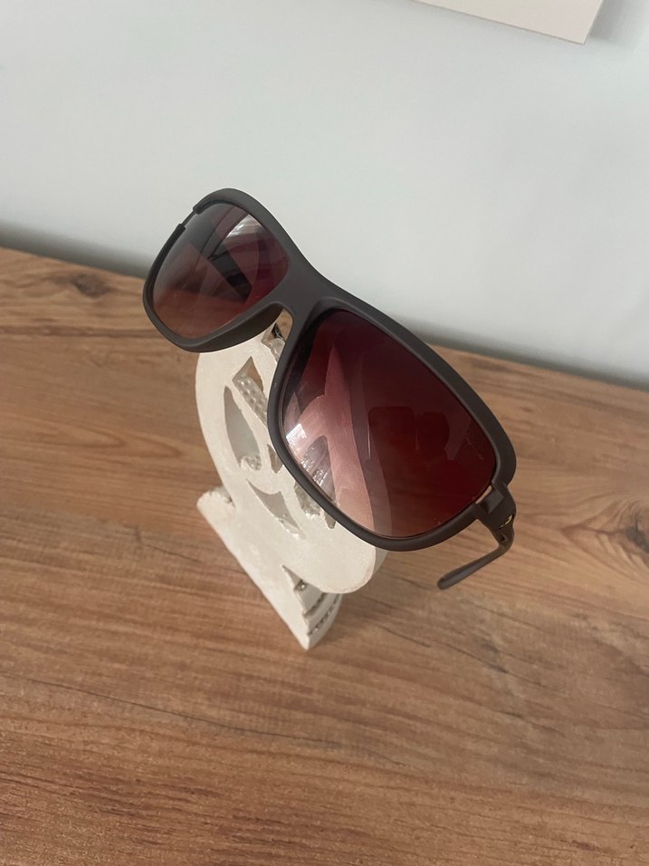 Kahverengi Retro Kadın Güneş Gözlüğü - Görsel 2