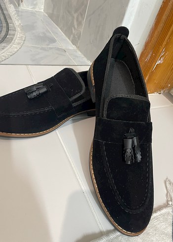 Siyah Süet Tokalı Klasik Erkek Ayakkabı - Görsel 11