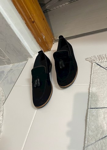 Siyah Süet Tokalı Klasik Erkek Ayakkabı - Görsel 8