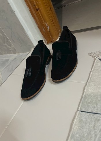 Siyah Süet Tokalı Klasik Erkek Ayakkabı - Görsel 9