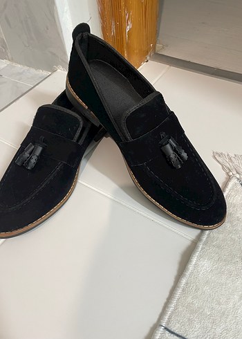 Siyah Süet Tokalı Klasik Erkek Ayakkabı - Görsel 7