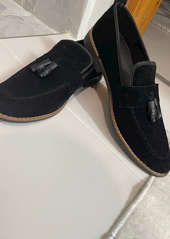 Siyah Süet Tokalı Klasik Erkek Ayakkabı - Görsel 6