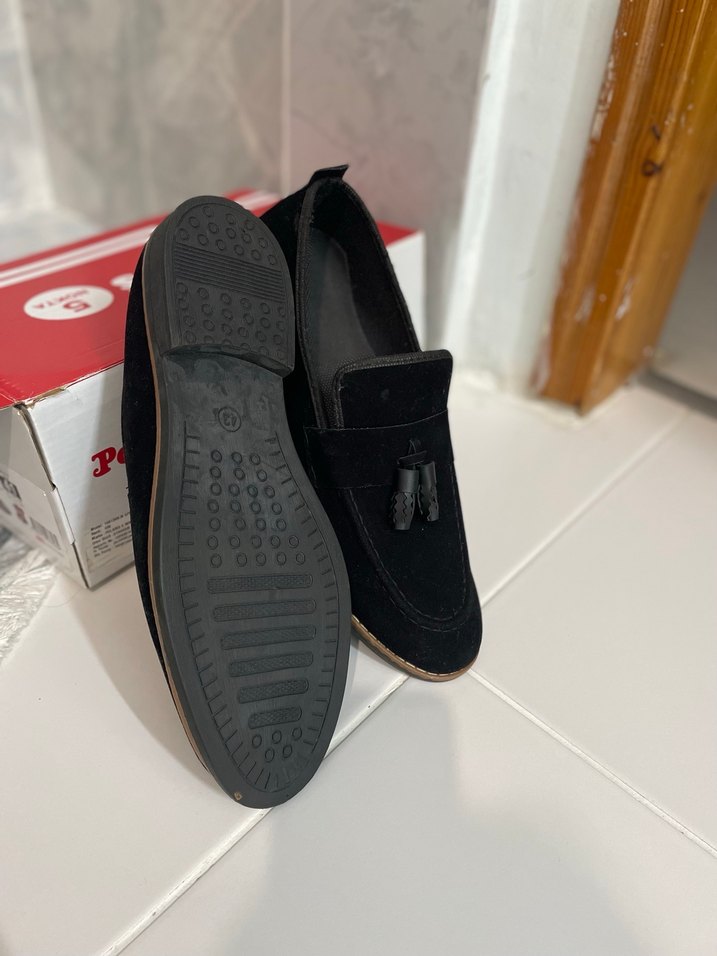 Siyah Süet Tokalı Klasik Erkek Ayakkabı - Görsel 5