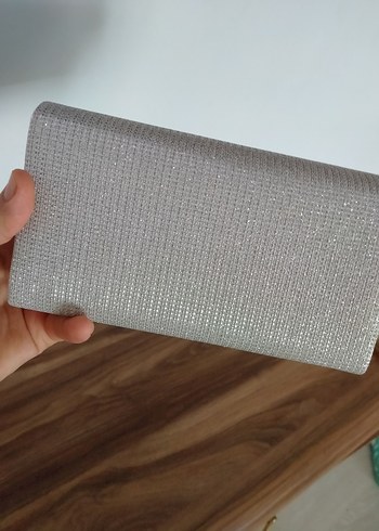 Diger Gri Kadın Portföy Çanta - Görsel 5