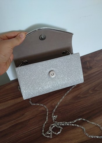 Diger Gri Kadın Portföy Çanta - Görsel 7