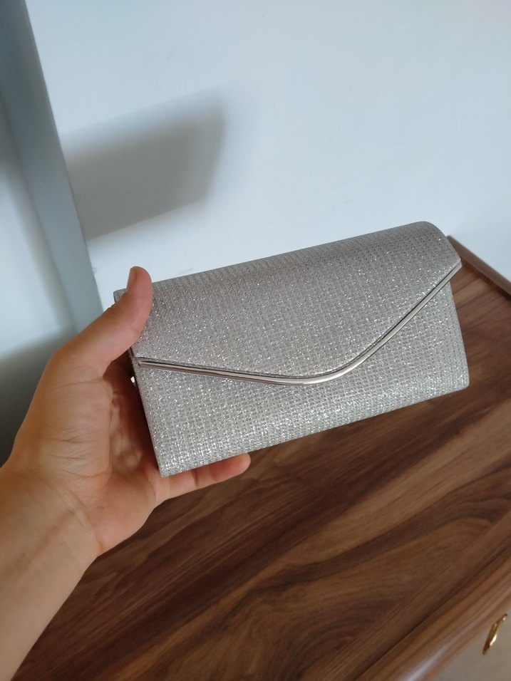 Diger Gri Kadın Portföy Çanta - Görsel 4