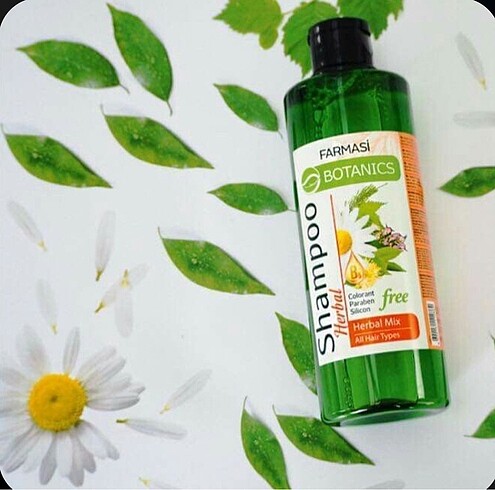 1 adet 500 ml botanics papatya herbal mix şampuan farmasi
