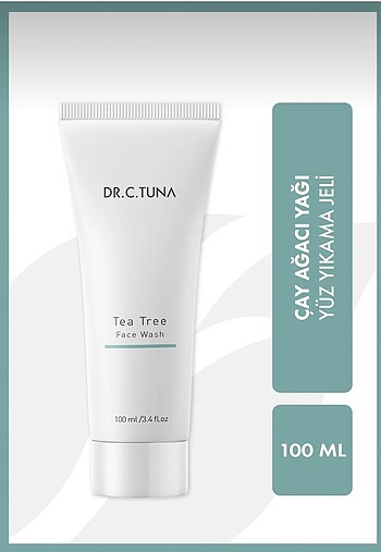 Çay ağacı yağı yüz yıkama jeli farmasi 100 ml