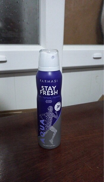1 adet farmasi stay fresh aqua mavi erkek deodorant