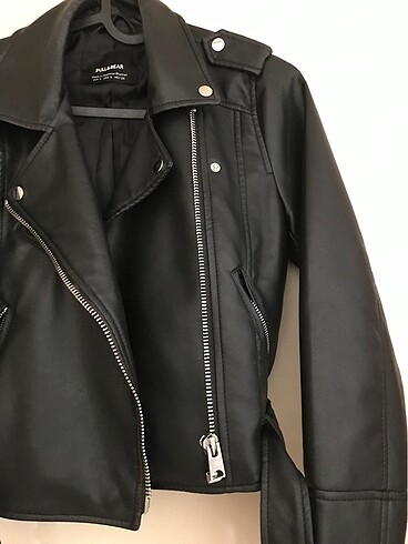 s Beden PULL AND BEAR DERİ CEKET