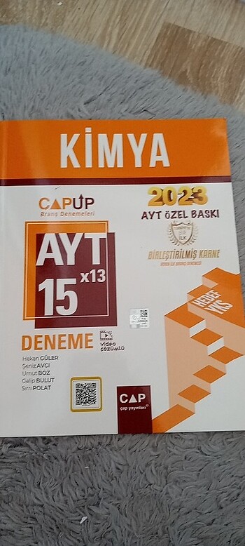 ÇAP YAYINLARI KİMYA DENEMESİ 