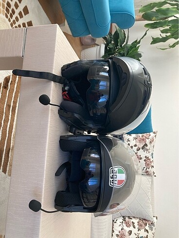AGV kask intercomla la birlikte vereceğim