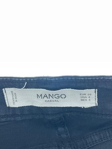 38 Beden siyah Renk Mango Jean / Kot %70 İndirimli.