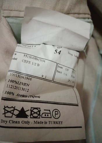 yeni erkek keten ceket - Görsel 3