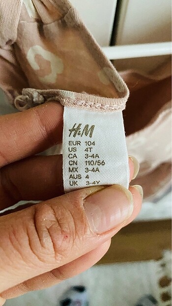 4 Yaş Beden H&M elbise