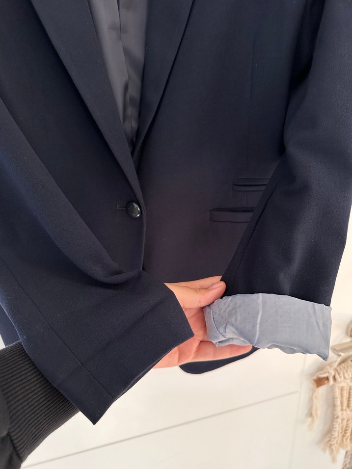 Lacivert Kadın Blazer Ceket - Görsel 3