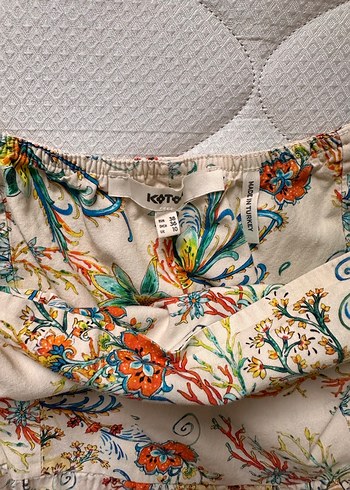 Çiçek Desenli Elbise - Görsel 8