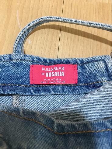 m Beden mavi Renk Denim Top