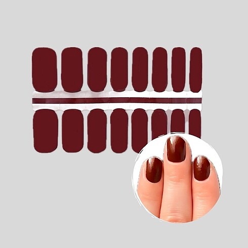 Kendinden yapışkanlı oje sticker 16?lı