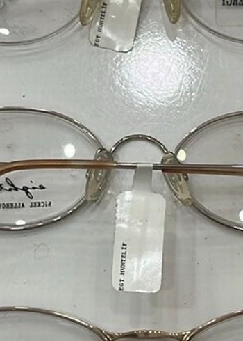 Bej Gri Vintage Yuvarlak imaj gözlüğü - Görsel 2