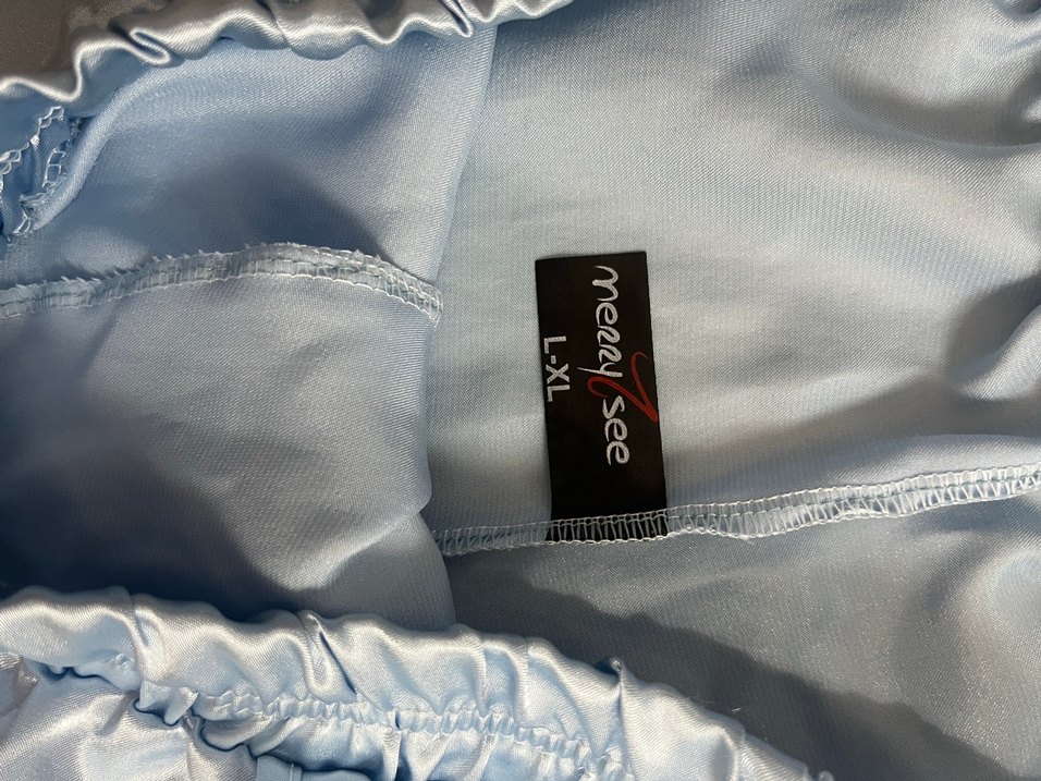 Parlak Mavi Mini İp Askılı Kadın Pijama Takımı - Görsel 2