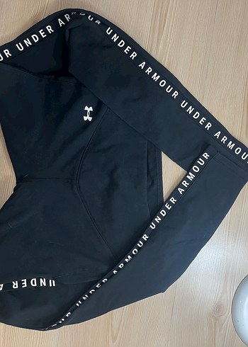 Siyah Baskılı Spor Kadın Tayt - Görsel 2