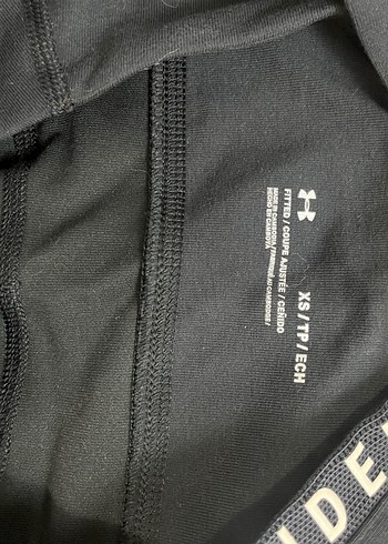 Siyah Baskılı Spor Kadın Tayt - Görsel 3