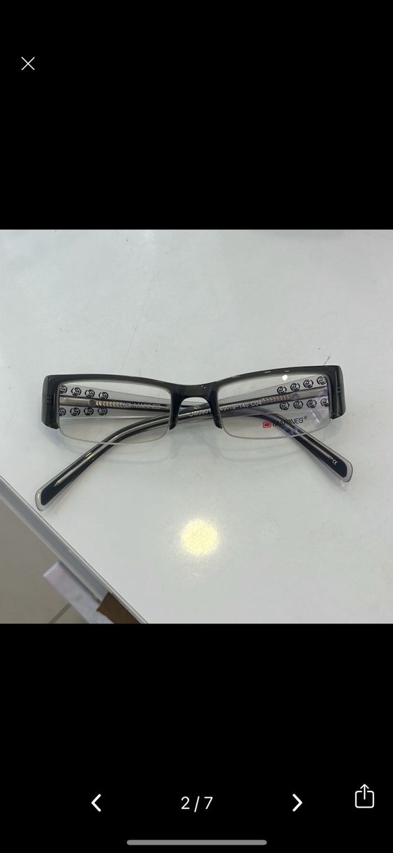 Parlak Siyah Gotik Kadın Gözlüğü - Görsel 2