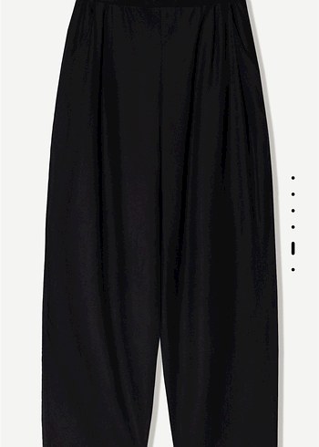 Keten karışımlı balloon fit pantolon - Görsel 2