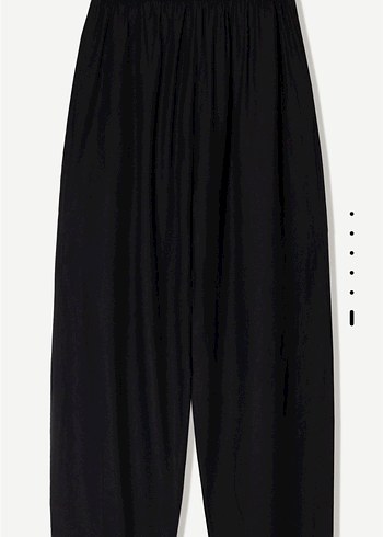 Keten karışımlı balloon fit pantolon - Görsel 3