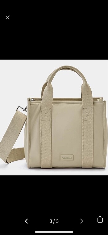  Beden Pull&Bear Tote çanta