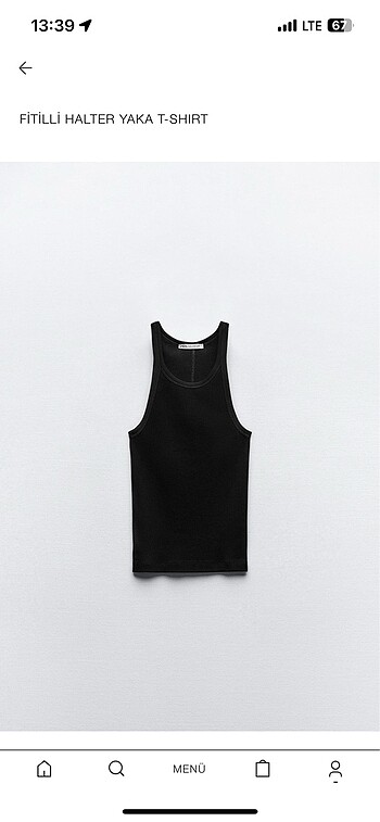 Zara Halter Yaka Bluz