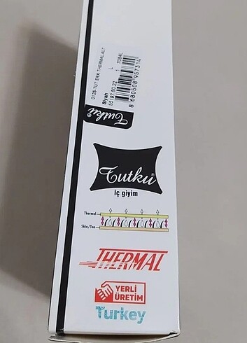 l Beden siyah Renk Tutku Erkek Termal Tayt siyah