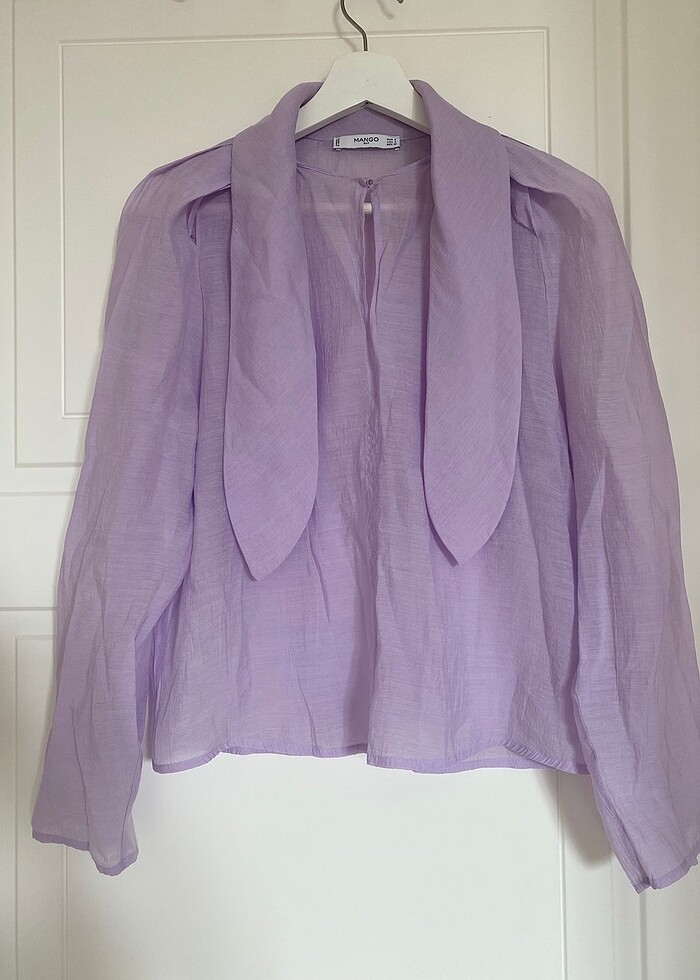 Fular Bağlama İnce Bluz - Görsel 2