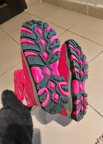 Kız Çocuk Pembe Sıcak Çizme - Görsel 3