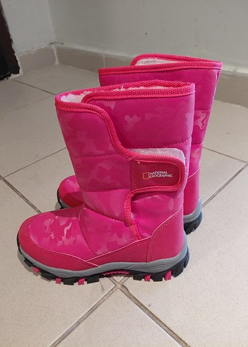 Kız Çocuk Pembe Sıcak Çizme - Görsel 2