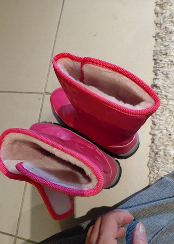 Kız Çocuk Pembe Sıcak Çizme - Görsel 5