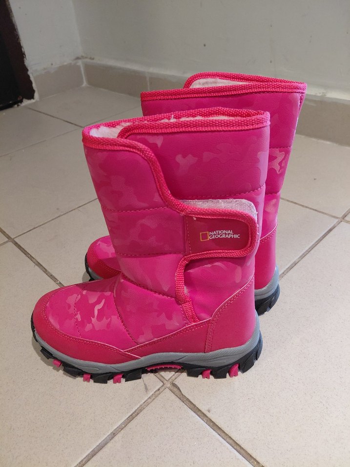 Kız Çocuk Pembe Sıcak Çizme - Görsel 2