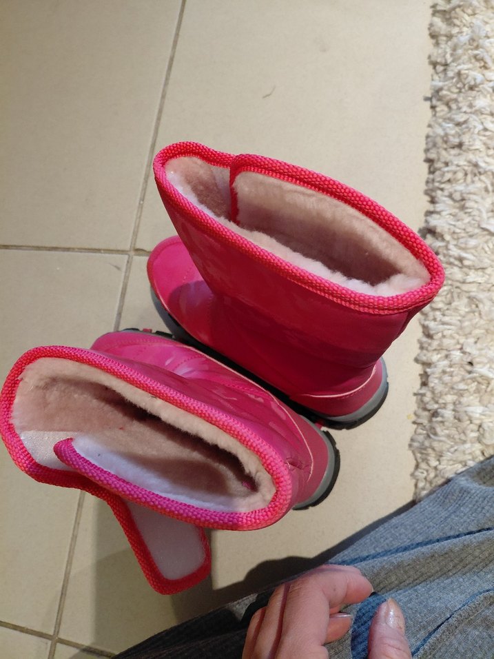 Kız Çocuk Pembe Sıcak Çizme - Görsel 5