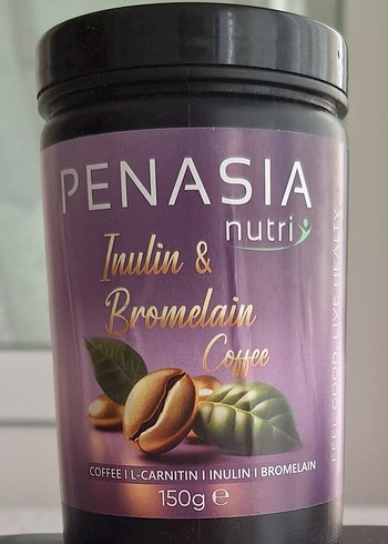 PENASIA Nutriy İnülin & Bromelain Kahve Tozu 150g