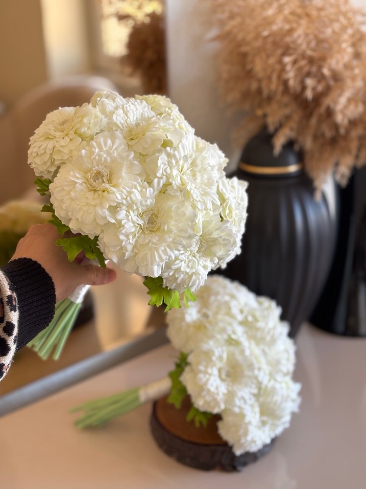 Kasımpatı gelin Buketi - Görsel 2