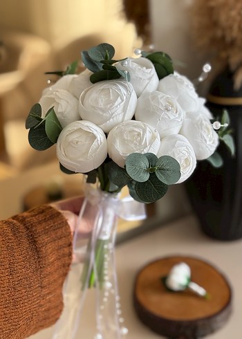 Şakayık gelin Buketi - Görsel 3