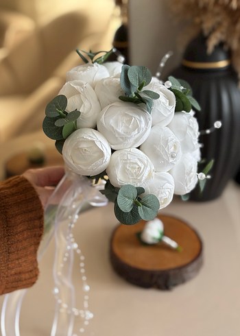 Şakayık gelin Buketi - Görsel 2