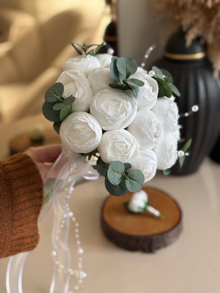 Şakayık gelin Buketi - Görsel 2