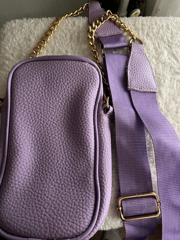 ECROU Kordon Askılı Telefon Çanta Lila - Görsel 3